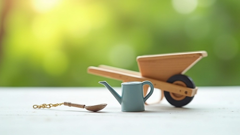Collection d'outils de jardinage de qualité avec bêche, râteau, fourche et sécateur
