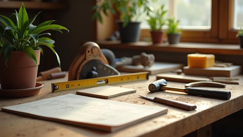 Outils de bricolage organisés dans une boîte à outils
