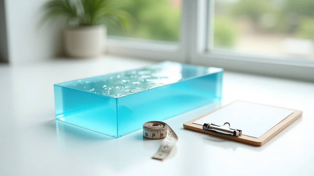Piscine moderne avec système de mesure du volume d'eau et panneaux solaires pour chauffage