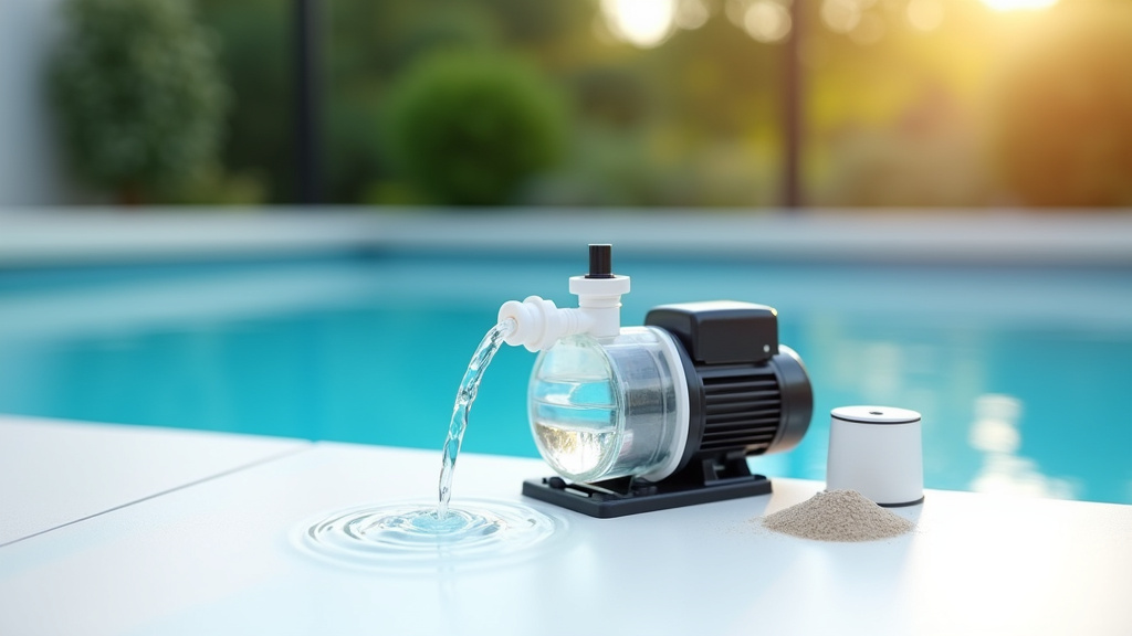 Système de filtration complet avec pompe et filtre à cartouche pour piscine hors sol