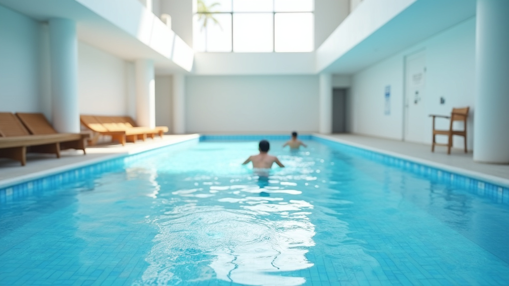 Enfants lors d'un cours de natation dans le bassin d'apprentissage de la piscine