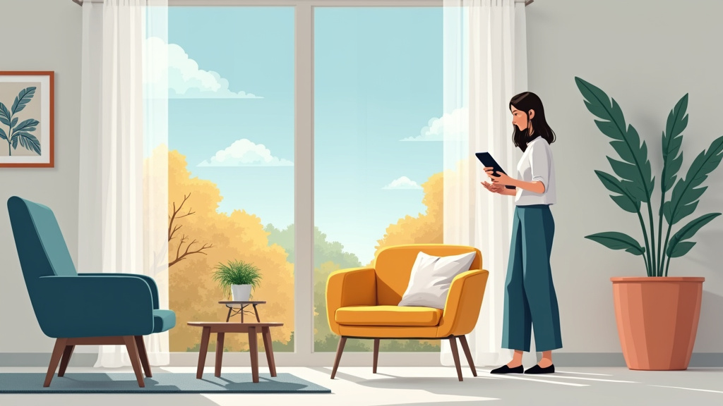 Tableau de bord énergétique intelligent affichant la consommation en temps réel dans une maison moderne